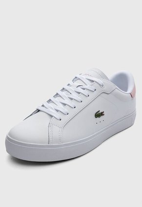 Tenis Casual LACOSTE Powercourt Graphic Blanco