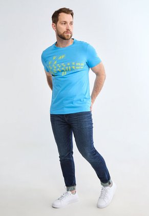 Camiseta LACOSTE Sport x Novak Djokovic Celeste