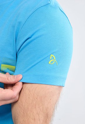 Camiseta LACOSTE Sport x Novak Djokovic Celeste