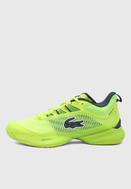 Tenis para Tennis Amarillo Neón-Verde Oscuro LACOSTE AG-LT23 Ultra