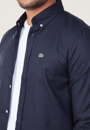 Camisa Azul Navy Lacoste