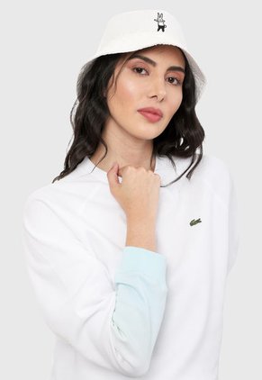 Buzo Blanco-Azul Lacoste