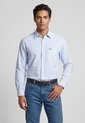 Camisa LACOSTE Oxford Azul de Lacoste