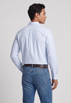 Camisa LACOSTE Oxford Azul