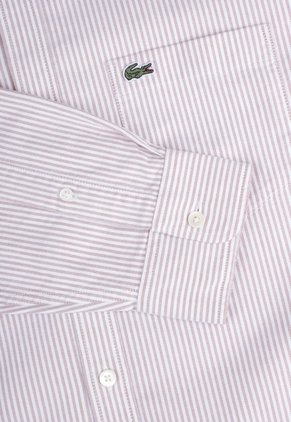 Camisa LACOSTE Oxford Rosa
