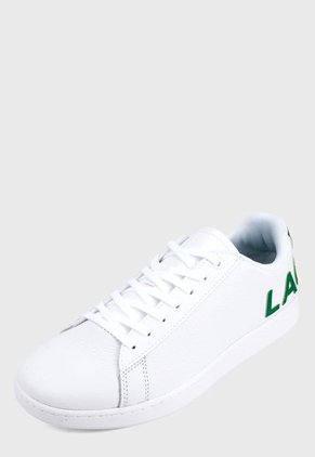 Tenis Blanco-Verde Lacoste