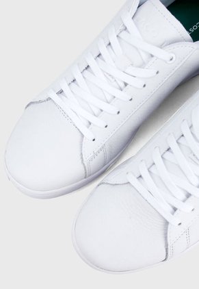 Tenis Blanco-Verde Lacoste