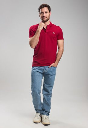 Polo LACOSTE L.12.12 Borgoña