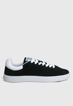 Tenis Lifestyle Negro-Blanco-Verde Lacoste Baseshot