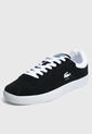 Tenis Lifestyle Negro-Blanco-Verde Lacoste Baseshot de Lacoste