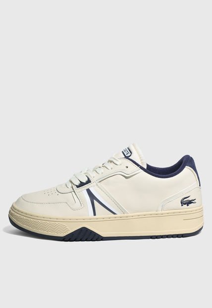 Tenis Lifestyle Beige-Azul Navy-Blanco Lacoste L001