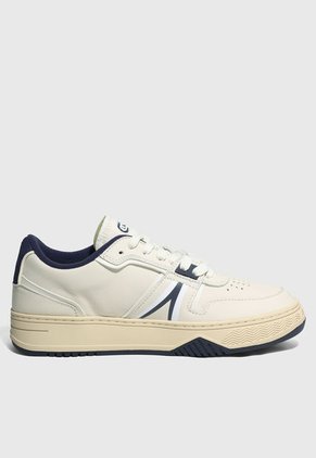 Tenis Lifestyle Beige-Azul Navy-Blanco Lacoste L001