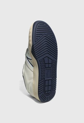 Tenis Lifestyle Beige-Azul Navy-Blanco Lacoste L001