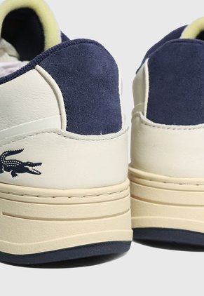 Tenis Lifestyle Beige-Azul Navy-Blanco Lacoste L001