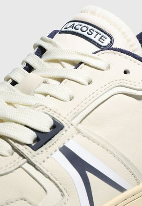 Tenis Lifestyle Beige-Azul Navy-Blanco Lacoste L001