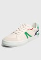 Tenis Lifestyle Beige-Azul-Verde Lacoste L004 de Lacoste