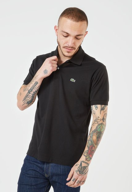 Polo Negro  Lacoste