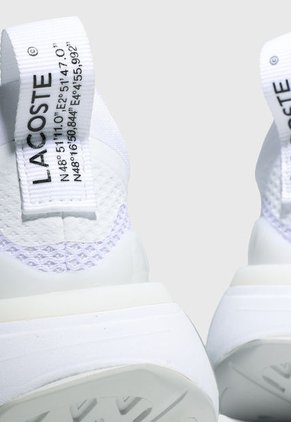 Tenis Lifestyle Blanco-Gris Lacoste Run Spin Evo