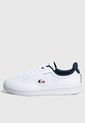 Tenis Lifestyle Blanco-Azul Navy-Rojo Lacoste Carnaby Pro de Lacoste