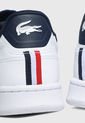 Tenis Lifestyle Blanco-Azul Navy-Rojo Lacoste Carnaby Pro de Lacoste