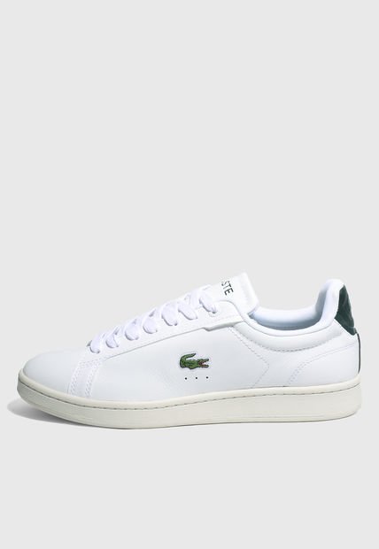 Tenis Lifestyle Blanco-Marfil-Verde Lacoste Carnaby Pro