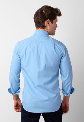 Camisa LACOSTE Celeste