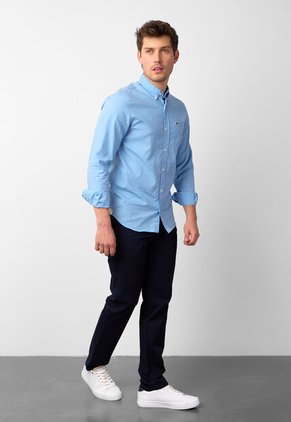 Camisa LACOSTE Celeste