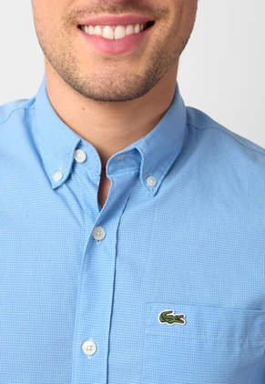 Camisa LACOSTE Celeste