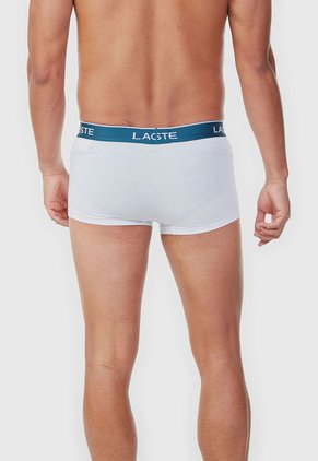 Bóxer x3 LACOSTE Blanco