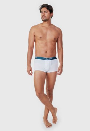 Bóxer x3 LACOSTE Blanco