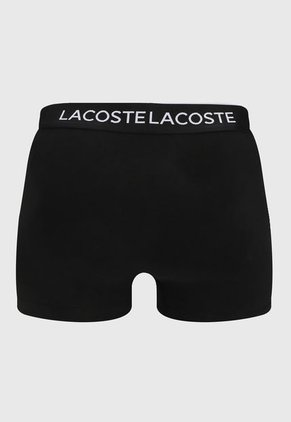 Bóxer Trío Negro-Blanco-Gris Lacoste