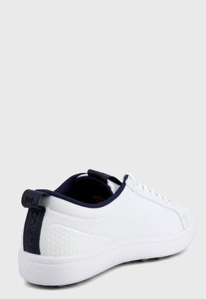 Tenis Blanco-Azul-Rojo Lacoste