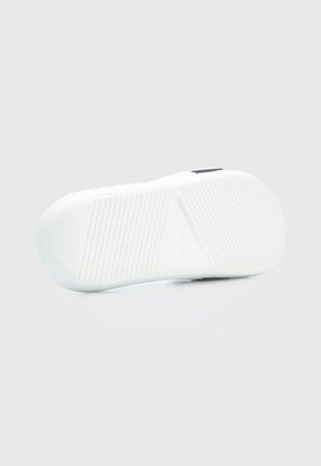 Playera Blanco-Azul Lacoste Croco