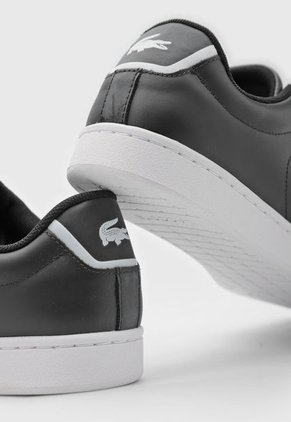 Tenis Lifestyle Negro-Blanco Lacoste Carnaby Evo