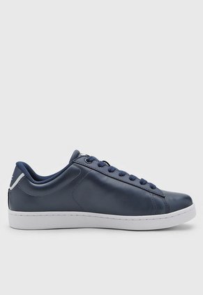 Tenis Lifestyle Azul Navy-Blanco Lacoste Carnaby Evo