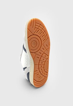 Tenis Lifestyle Blanco-Gris-Azul Navy Lacoste T-Clip