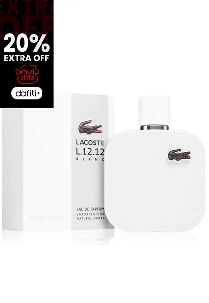 Perfume L.12.12 Blanc Edp De Lacoste Para Hombre 100 Ml