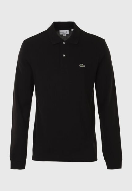 Polo Manga Larga LACOSTE Negro