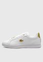 Tenis Lifestyle Blanco-Dorado Lacoste Carnaby Pro de Lacoste