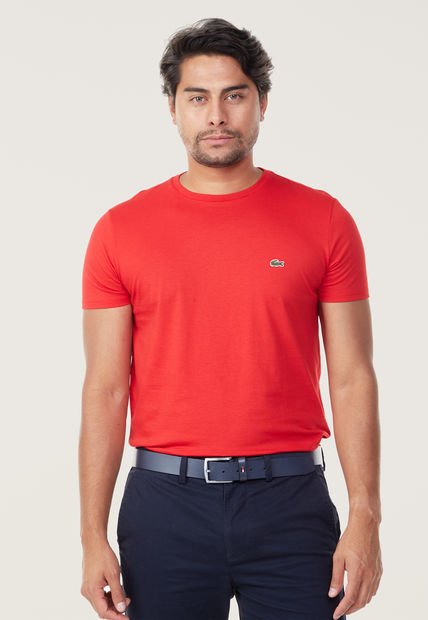 Camiseta Rojo Lacoste