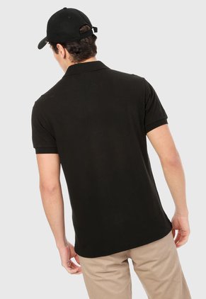 Polo Negro Lacoste