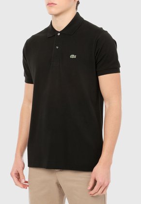 Polo Negro Lacoste