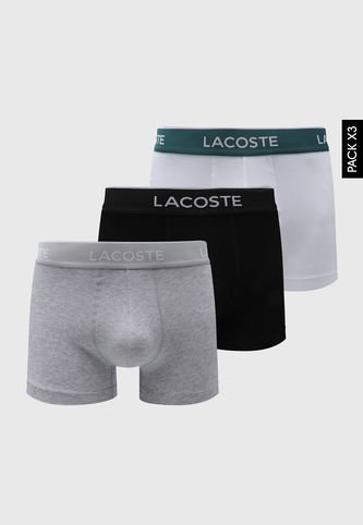 Bóxer x3 LACOSTE Multicolor Lacoste