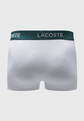 Bóxer x3 LACOSTE Blanco