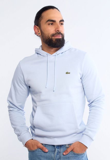 Hoodie LACOSTE Celeste