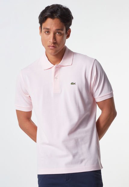 Polo Rosa Claro Lacoste L1212