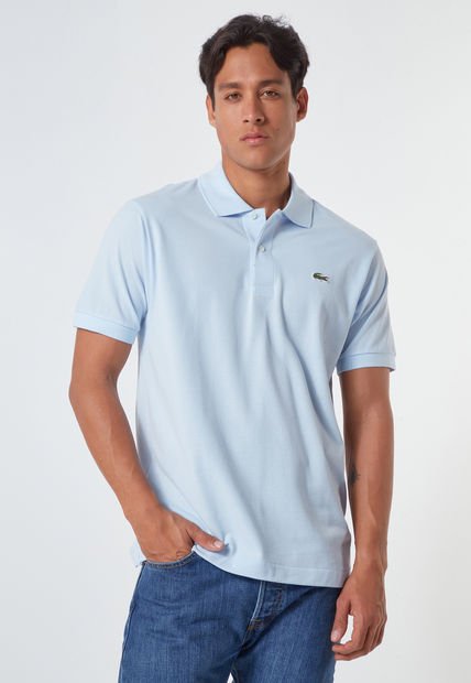 Polo Celeste Claro Lacoste Original L1212