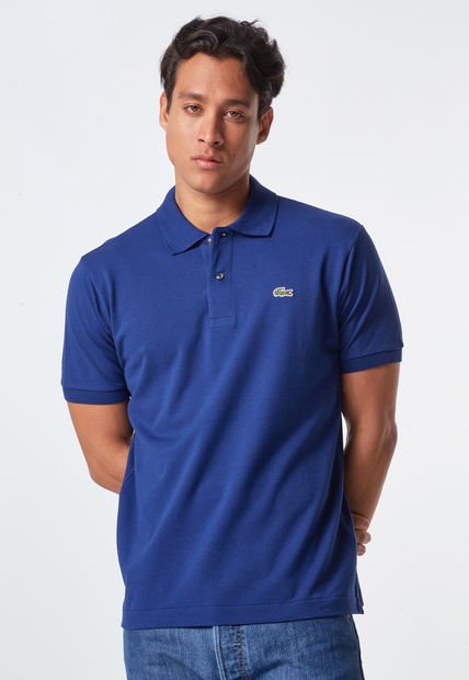 Polo Azul Navy Lacoste Original L1212