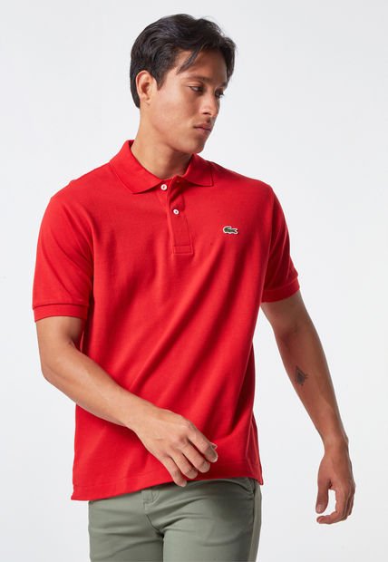 Polo Rojo Lacoste Original L1212