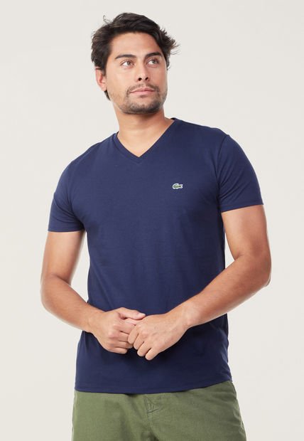 Camiseta Azul Navy Lacoste